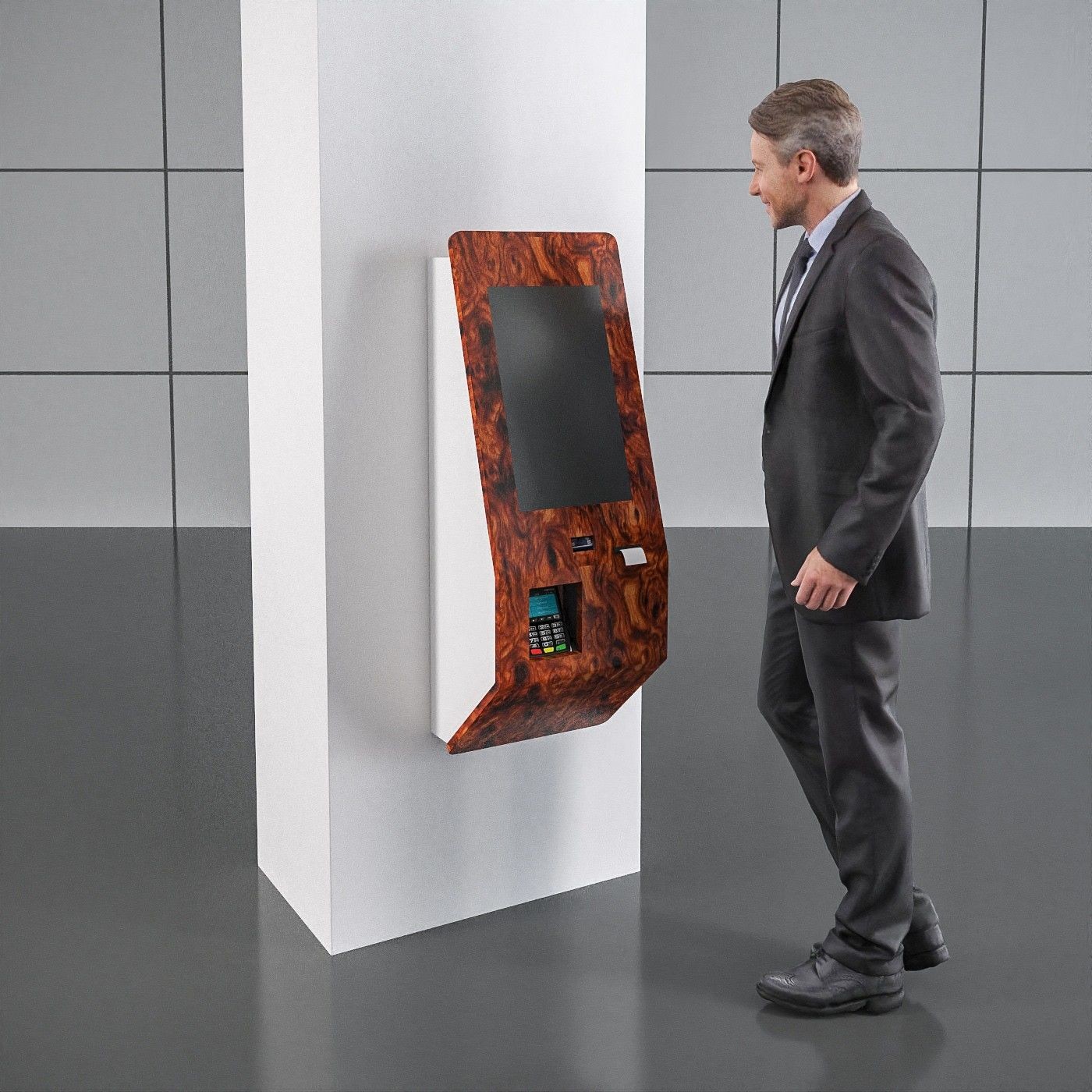 HRCP - Stand interaktywny - infokiosk wiszący - Obudowa 19