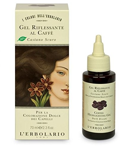 L'Erbolario farby do włosów żel z kawą - ciemnobrązowy, 70 ml