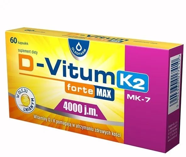 Oleofarm D-Vitum Forte Max 4000 j.m. +K2 60kaps