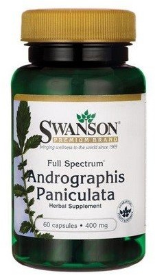 SWANSON Full Spectrum Andrographis Paniculata 400mg 60 kaps. SW498