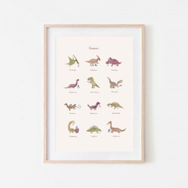 Mushie mushie - Mushie  -  Plakat Dinosaurs Large