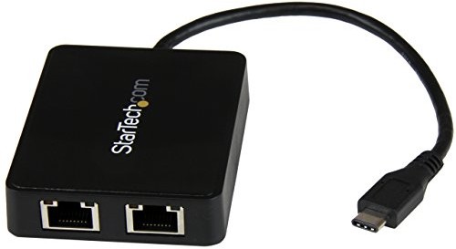 StarTech . com us1gc301au2r adapter sieciowy C A podwójne wyjście kabla Ethernet Gigabit z drzwiczkami downstream gniazd typu USB-A US1GC301AU2R