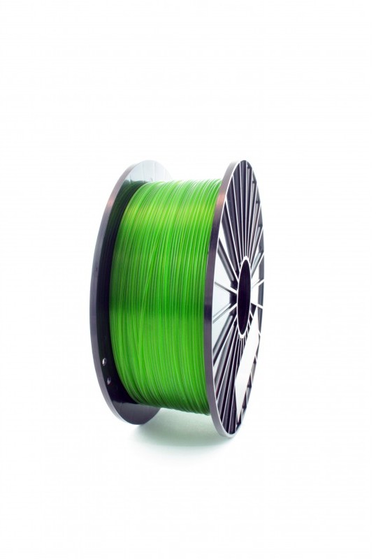 Filament Pla 0,2kg F3D Zielony Tranparentny