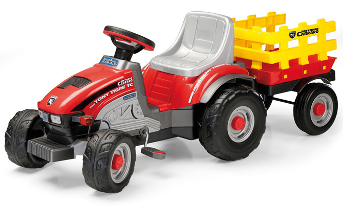 Peg Perego Mini Tony Tigre traktor z przyczepą