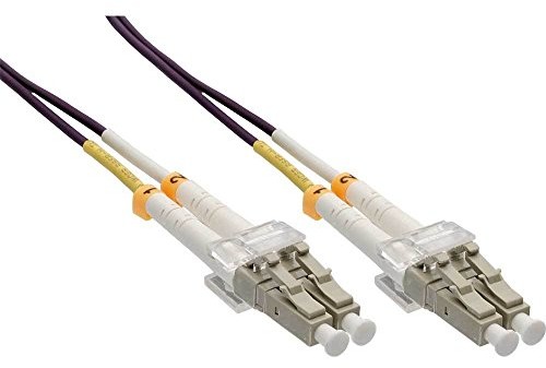InLine LWL Duplex Kabel, "LC/LC, 50/125m", OM4, czarna, czarny 40 m 88540P