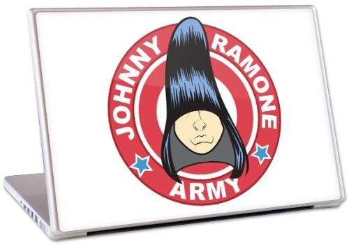Unbekannt MusicSkins folia ochronna z Johnny ramone Army toonhead do 28 cm (11 cali) MacBook Air MS-JRA30221