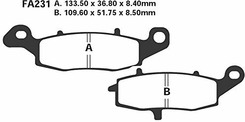 EBC Klocki hamulcowe SUZUKI SV 650 FRON T RIGHT R1223100