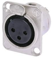 Neutrik NC3FD-L-1 złącze tablicowe XLR żeński