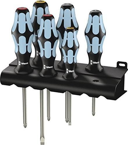 Wera 3334/3350/3355/6 Rack Screwdriver set stainless steel 05032063001