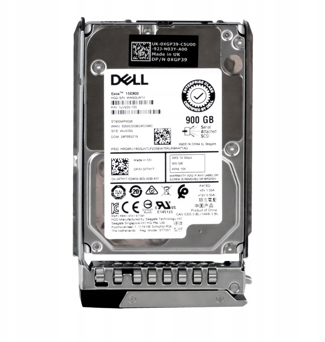 Dell 0XTH17 900GB 15K 256MB SAS-3 2.5' ST900MP0026