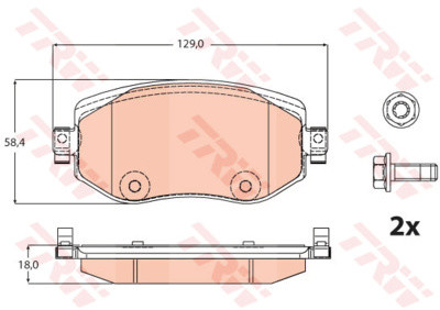 TRW KFZ Ausruestung GmbH) KFZ Ausruestung GmbH) GDB2175 GDB2175