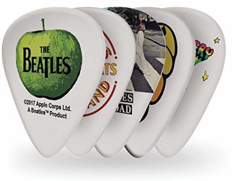 Planet Waves 1CWH6-10B3 Beatles Signature Celluloid Pick Collection motyw albumy z 10 kostkami w twardym 1CWH6-10B3