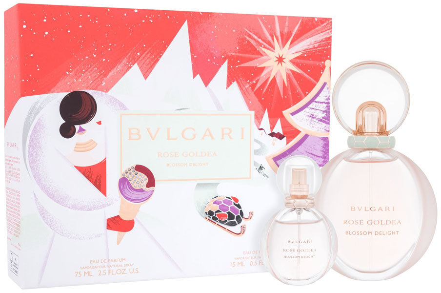 Bvlgari Rose Goldea Blossom Delight zestaw - woda perfumowana 75 ml + woda perfumowana 15 ml BUL-RGD04