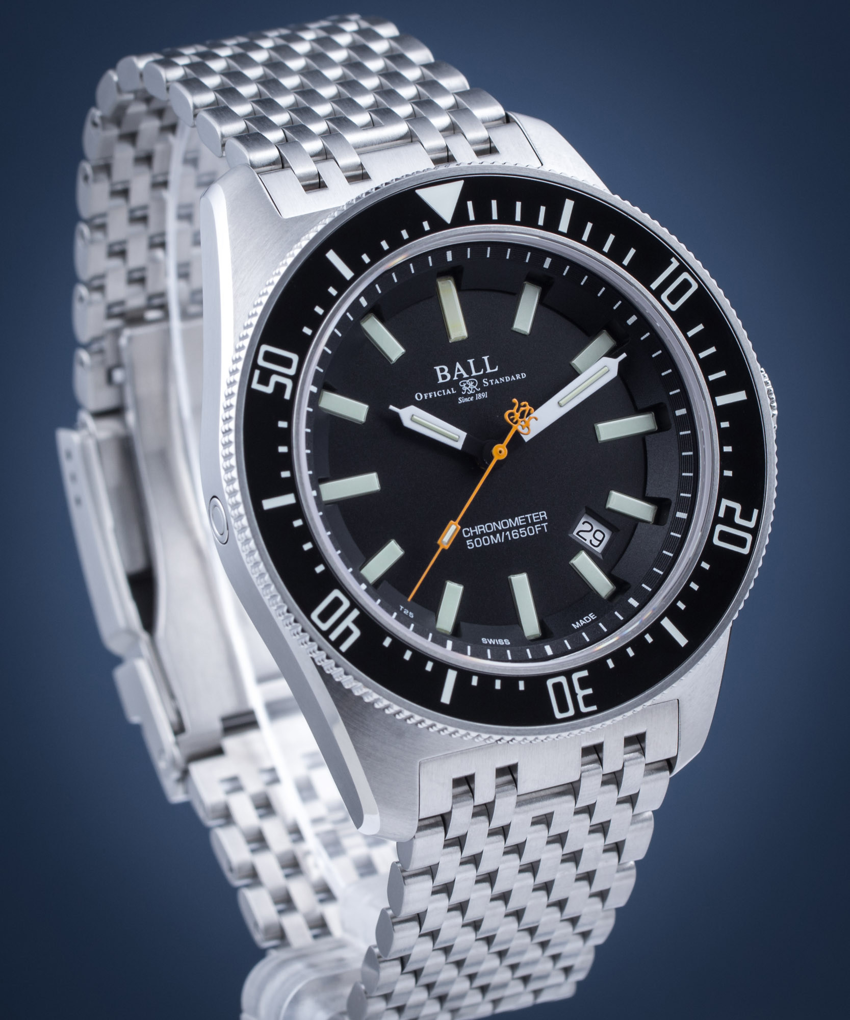 Фото - Наручний годинник Ball Zegarek  DM3108A-SCJ-BK Engineer Master II Skindiver II Automatic - Na 