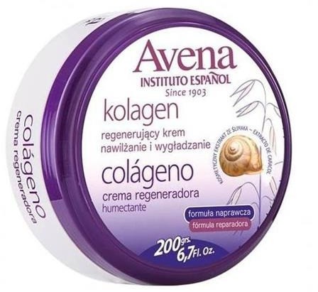 Instituto Espanol Avena Collagen Regeneration Cream regenerujący krem do ciała z kolagenem 200g 58056-uniw