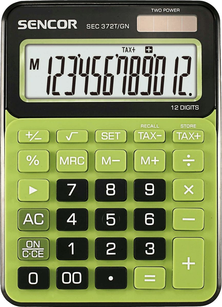 SENCOR Kalkulator SEC 372T/GN SEC 372T/GN