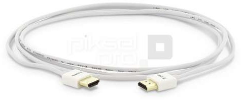 LMP LMP kabel HDMI-HDMI (2.0, 3D i Ethernet, 4K) biały, Super Slim (super cienki) długość 2 metry LMP16634