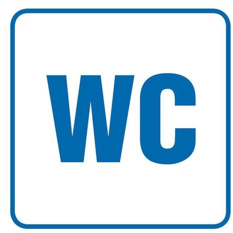 Znak informacyjny WC