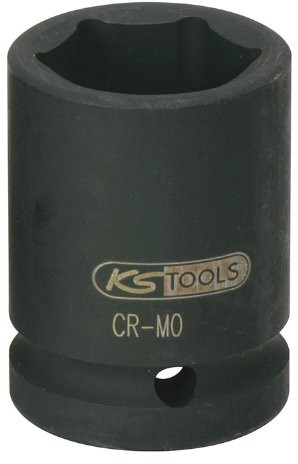 KS Tools 515.1317 3/4 cala Sześciokątny klucz nasadowy siły, krótkie, 17 MM