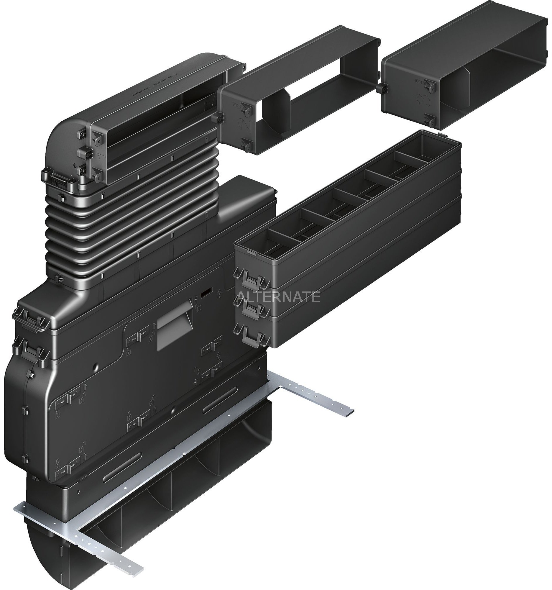 Siemens HZ381501 akcesorium do okapów kuchennych Zestaw wywiewu powietrza z okapu kuchennego, Conversion set