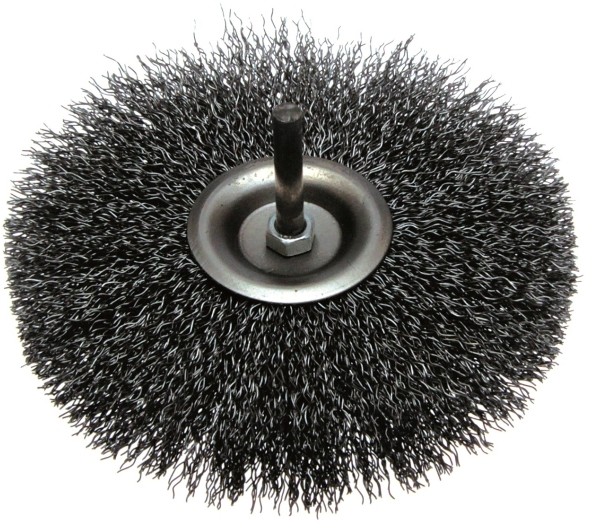 MOST Szczotka tarczowa z trzpieniem stal 6 mm śr. 120 mm