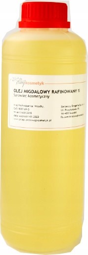 Olej migdałowy, ze słodkich migdałów 500ml Zsk