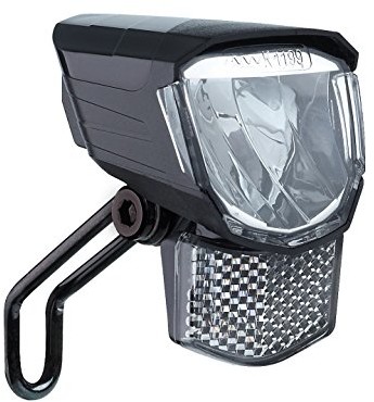 Büchel büchel LED reflektor przedni Tour, 30 Lux, ze światłem postojowym, o ruchu drogowym (StVZO dopuszczone, czarna,,,,, 51251521 51251521