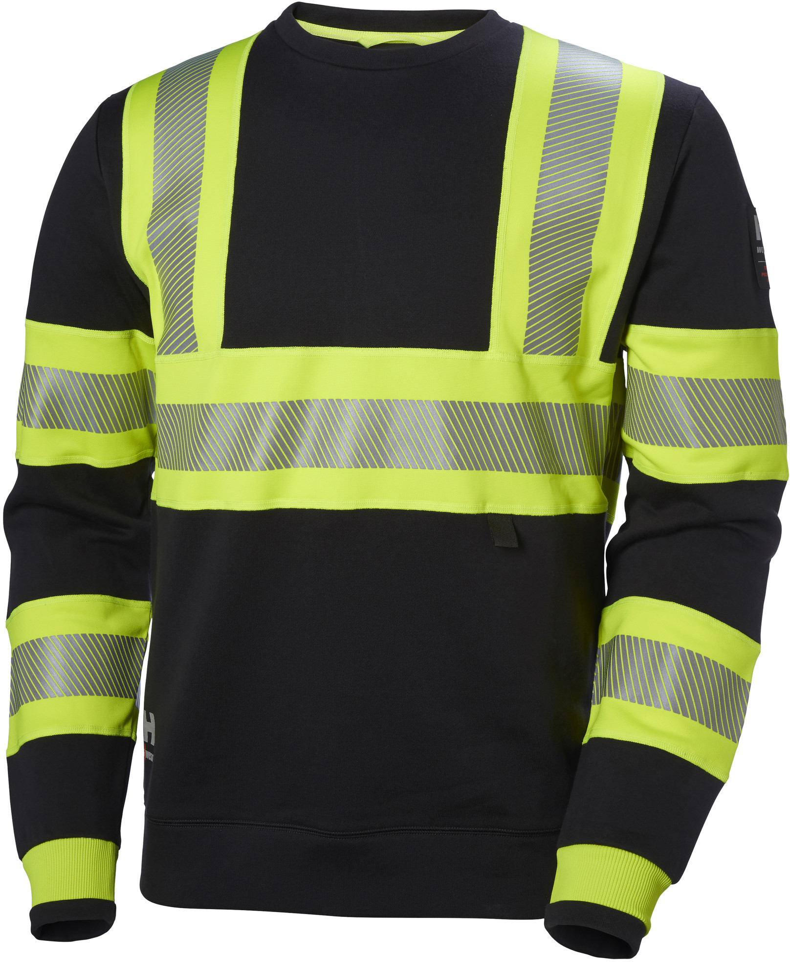 Helly Hansen Męska bluza robocza ICU Sweatshirt czarno-żółta, rozmiar M HH-79272_369-M