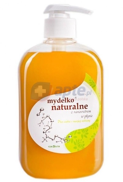 VinSvin VinSvin mydełko naturalne z nanosrebrim w płynie 500ml