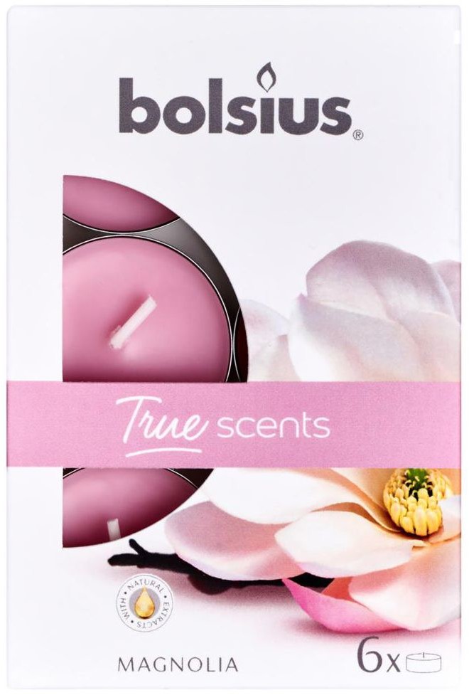 Bolsius Podgrzewacz zapachowy TRUE SCENTS magnolia 6 szt.
