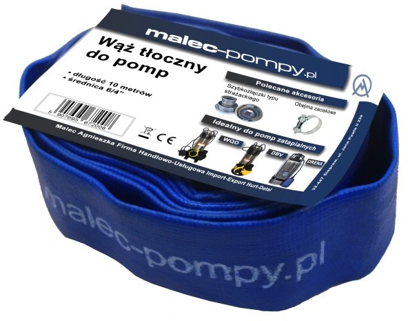 Wąż tłoczny 6/4  10 m W-_TOCZNY6/4_10M