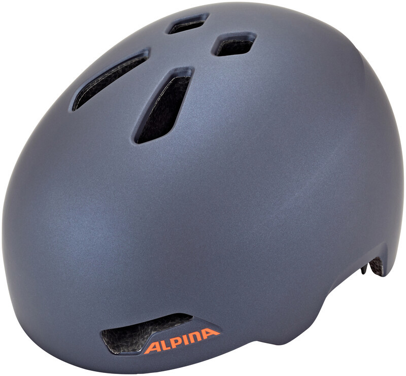 Alpina Hackney Kask Dzieci, indigo 47-51cm 2021 Kaski dla dzieci 9743181
