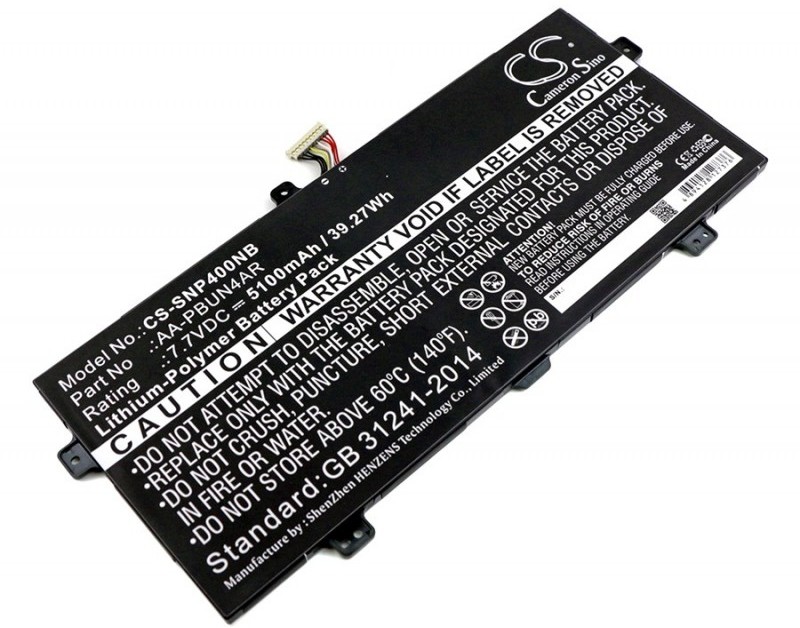 Cameron Sino Samsung ATIV Book 9 Spin AA-PBUN4AR 5100mAh 39.27Wh Li-Polymer 7.7V