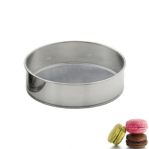 FMprofessional fmprofessional 21660 mąkę/sitko do cukru pudru, ze stali nierdzewnej, srebrny, 40 x 40 x 25,6 cm 21660