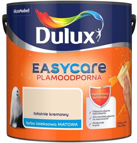 Dulux Farba EasyCare totalnie kremowy 2,5 l