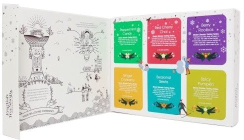 English Tea Shop English Tea Shop Organic Premium Holiday Collection - Świąteczny biały zestaw 48 saszetek