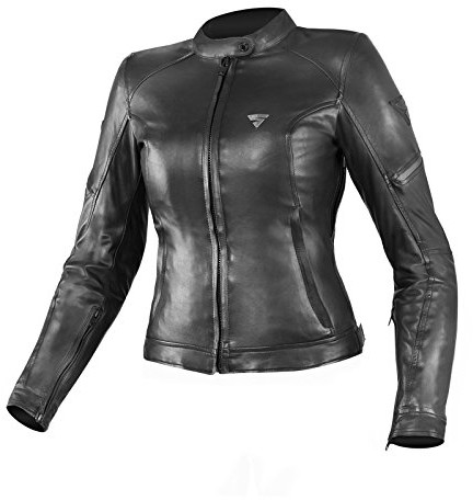 Shima shima Monaco Jacket damska, skórzana motocykl kurtki ochraniacz na plecy Vintage Retro Sommer mit ochraniacze, s, czarny MONACO BLACK S