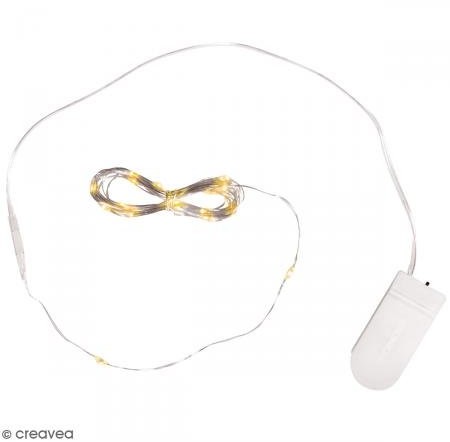 Rayher Hobby Rayher 69137000 Micro LED łańcuch świetlny z drutu, 220 cm, 20 lampek, SB box 1szt. 69-137-000