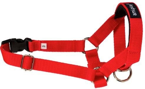 Ami Play Halter Basic XL N5 Rotweiller 24-45 [a] x 50-65 [b] x 2 cm czerwony