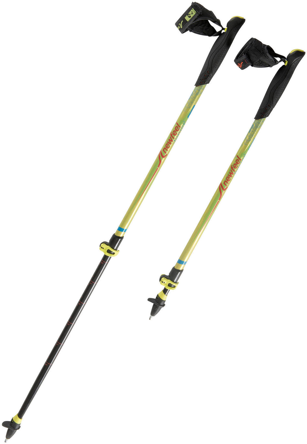 NEWFEEL Kijki teleskopowe do nordic walking dla dzieci NW P120 JR zielone unisex