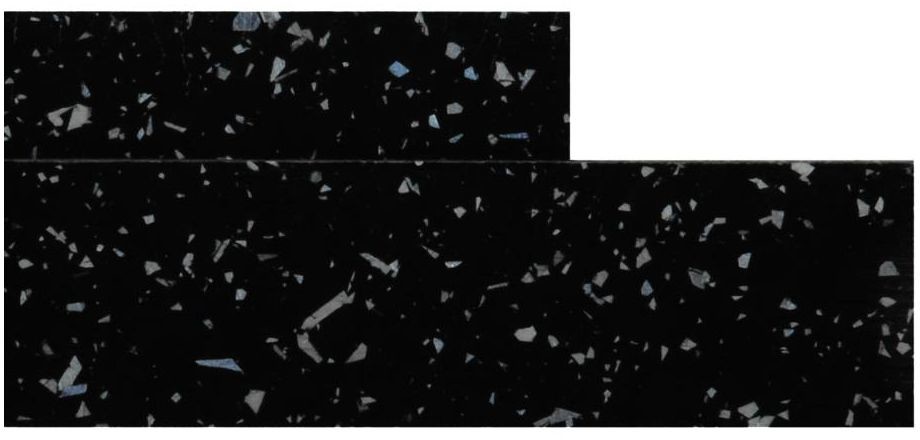 Biuro Styl Obrzeże do blatu 28 mm black galaxy 033S 2 szt.