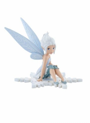 Bullyland 12842 - figurka do zabawy, Walt Disney Tinkerbell, Periwinkle Wróżka zimowa, ok. 6,5 cm wielkości, starannie ręcznie malowana figurka, bez PCW, wspaniały prezent dla chłopców i dziewczynek d