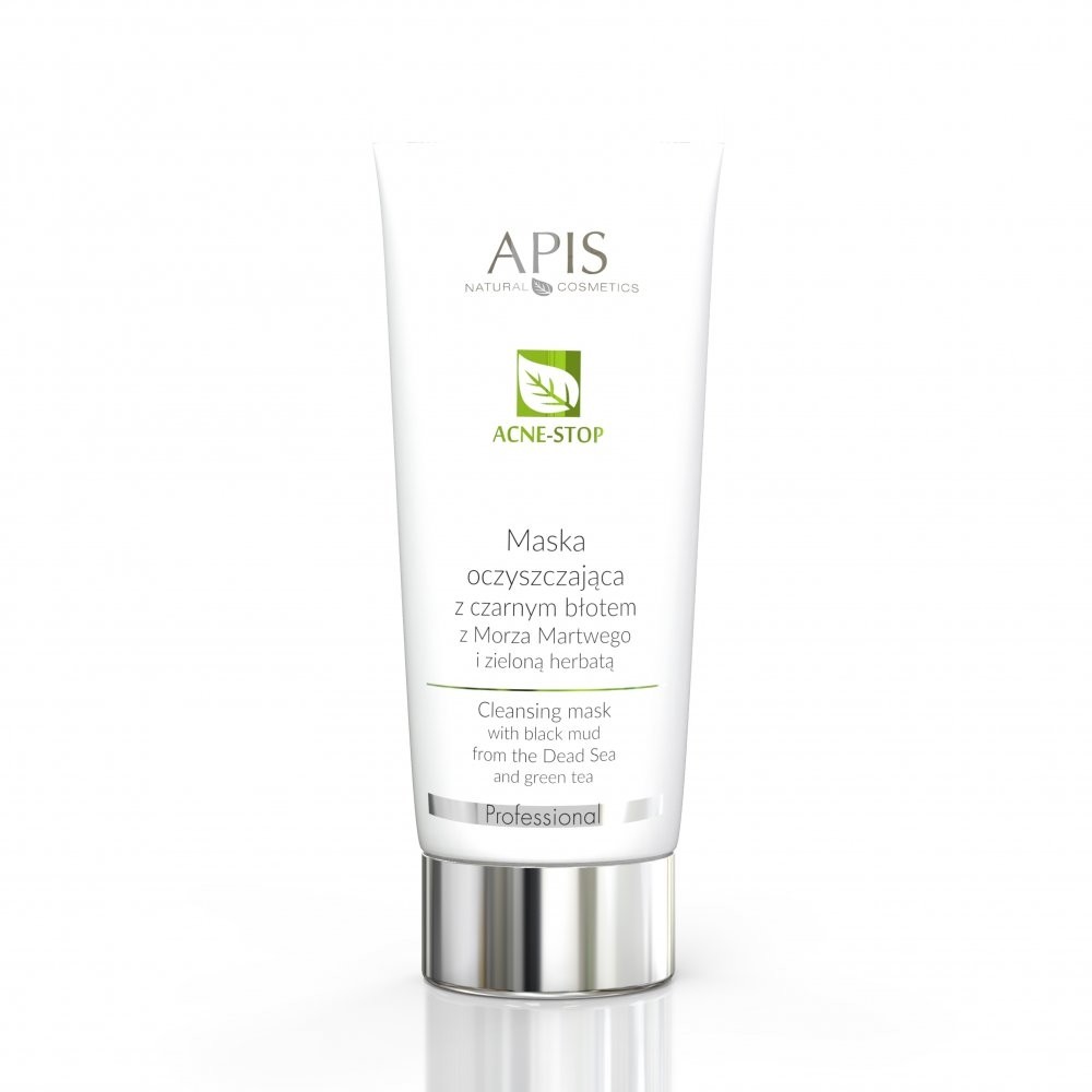 APIS Professional APIS Acne-Stop Maska Kremowa Oczyszczająca Z Czarnym Błotem 200ml 10002_20801