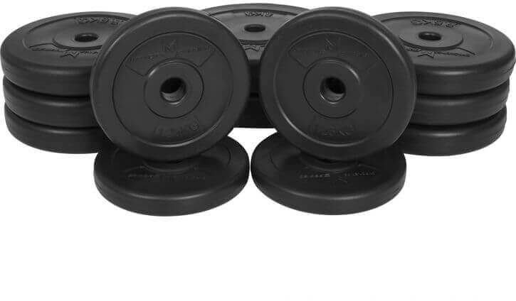 Gorilla Sports E-Series zestaw obciążeń S 25mm winylowy 30kg (GN012-00006-0032)