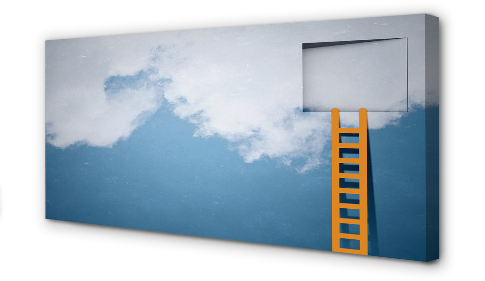 PL Tulup Obrazy na płótnie Drabina niebo 120x60cm