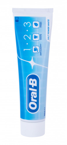Oral-B 1-2-3 Salt Power White pasta do zębów 100 ml unisex