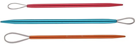 KnitPro wełna igieł, tworzywo sztuczne, kolorowa, zestaw 3 KP10944