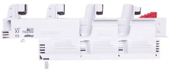 Hager POLO Rozłącznik bezpiecznikowy 4P 63A D02 do szyn 60mm L066M
