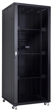 LinkBasic Szafa stojca rack 42U 800x800mm czarna (do samodzielnego montau) (NCB4 (NCB42-88-BAA-C)