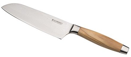 Le Creuset Santoku 18 cm drewno oliwkowe uchwyt 980002-18-02